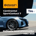 Continental SportContact 7: Najlepšia letná pneumatika pre rok 2025