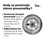 Kedy sa prezúvajú zimné pneumatiky?
