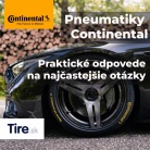 Pneumatiky Continental: Praktické odpovede na najčastejšie otázky