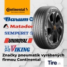 Continental a jeho portfólio značiek: Barum aj Matador a a ďalšie