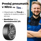 Predaj pneumatík v Nitre – Osobný odber BestDrive