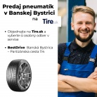 Predaj pneumatík v Banskej Bystrici – Osobný odber BestDrive