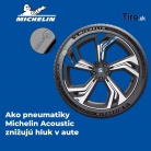 Ako pneumatiky Michelin Acoustic znižujú hluk vo vašom aute