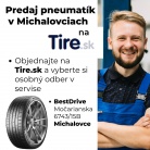 Predaj pneumatík Michalovce | Osobný odber BestDrive