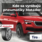 Kde sa vyrábajú pneumatiky Matador