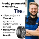 Predaj pneumatík v Martine | Osobný odber BestDrive